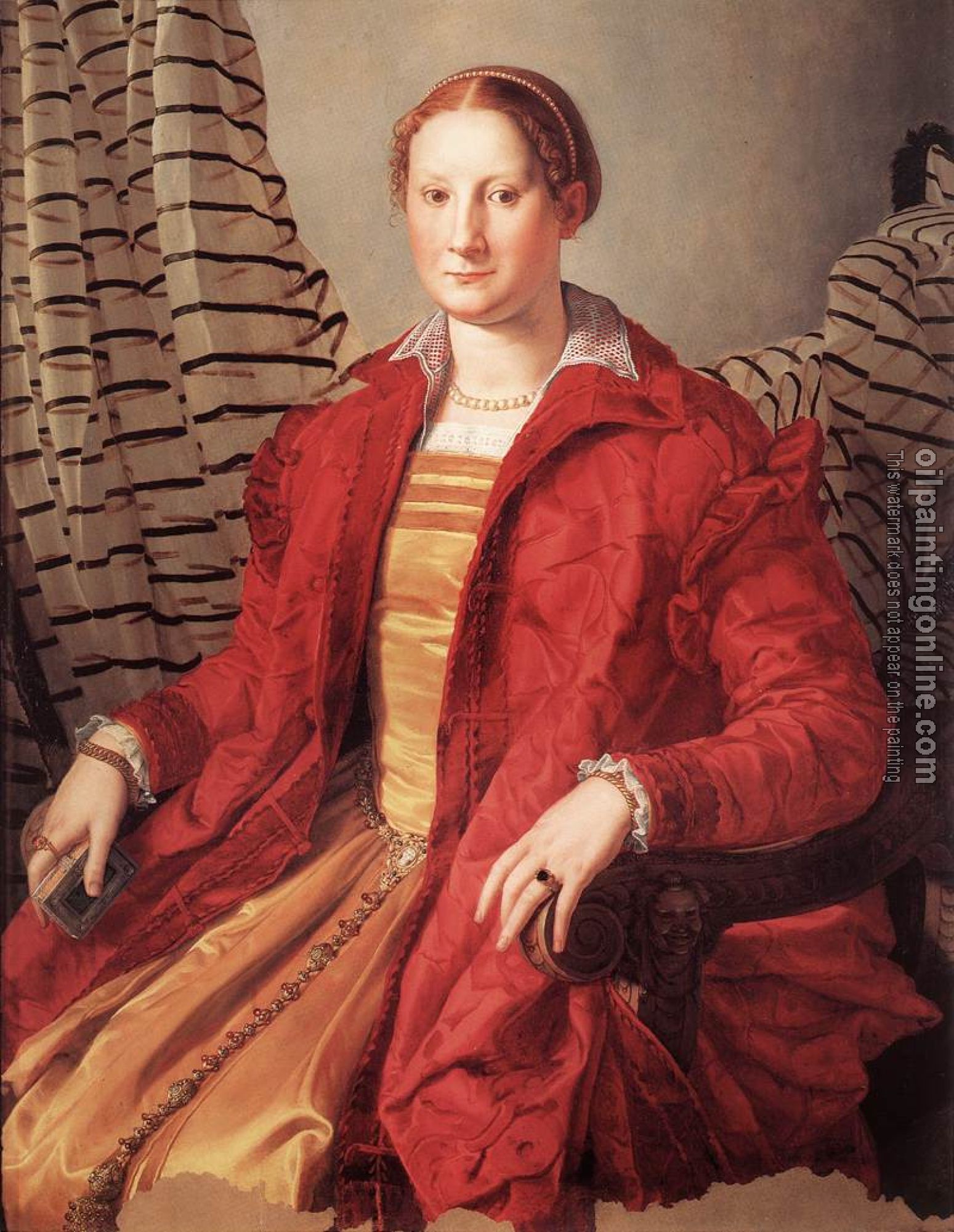 Bronzino, Agnolo - Portrait Of A Lady
